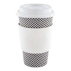 Restpresso White Paper Coffee Cup Sleeve - Fits 12 / 16 / 20 oz Cups - 1000 count box