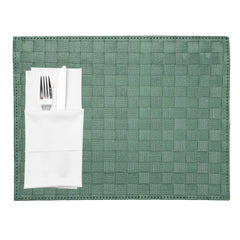Macroweave Rectangle Green Woven Placemat - 16