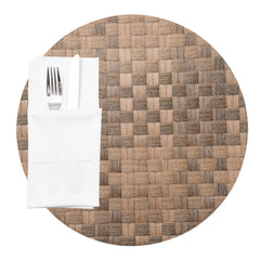 Macroweave Round Brown Placemat - 15