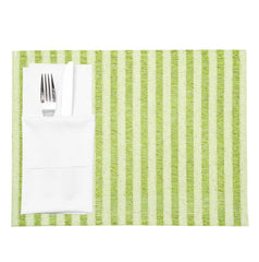 Carmel Mesh Green Striped Placemat - 16