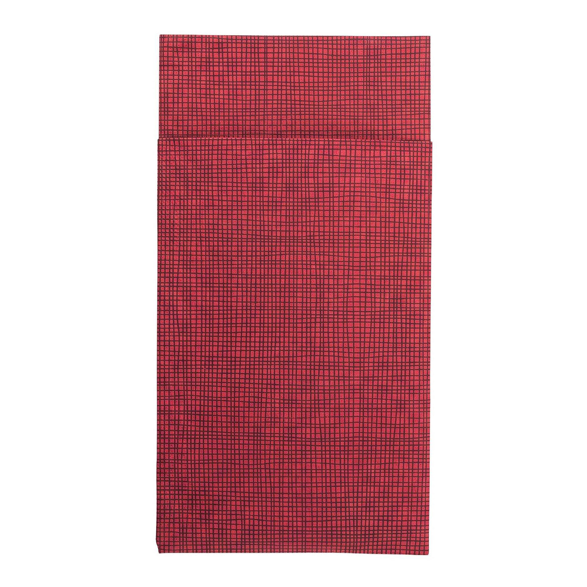 Luxenap Bordeaux Paper Napkin - Kangaroo, Air Laid, with Black Threads - 15 3/4" x 15 3/4" - 800 count box
