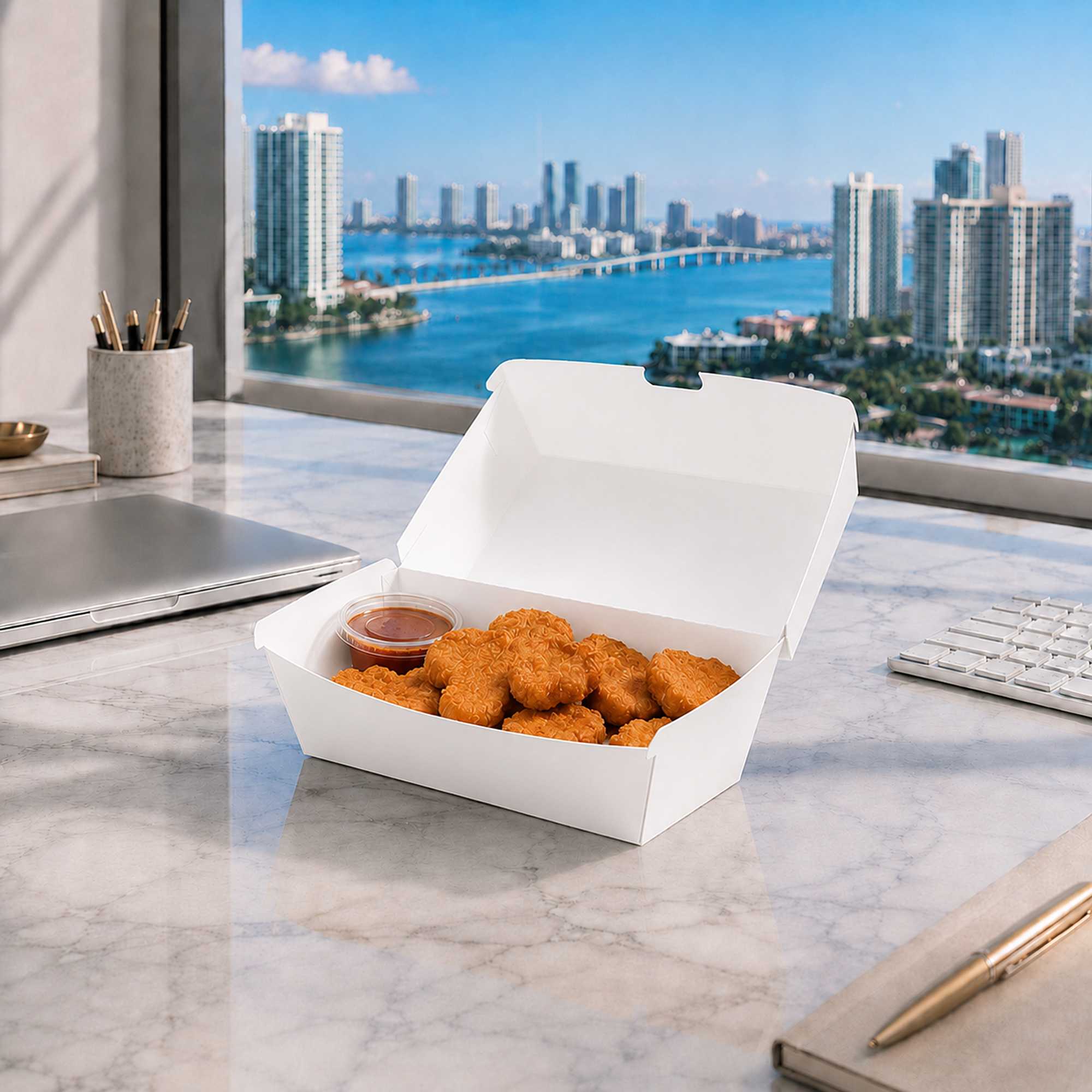 Container Sandwich Rectangular Bio Tek Rectangle White Paper Hot Dog / Sandwich Clamshell Container ...
