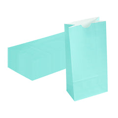 Bag Tek Turquoise Paper Bag - 2 lb - 4 1/4