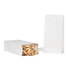 Bag Tek White Paper Bag - 2 lb - 4 1/4
