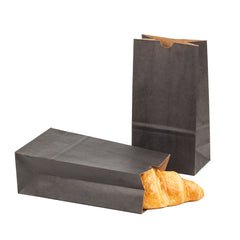 Bag Tek Black Paper Bag - 4 lb - 5