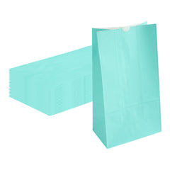 Bag Tek Turquoise Paper Bag - 12 lb - 7