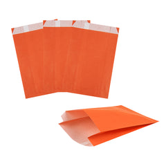 Bag Tek Tangerine Orange Paper French Fry / Snack Bag - 4 1/4