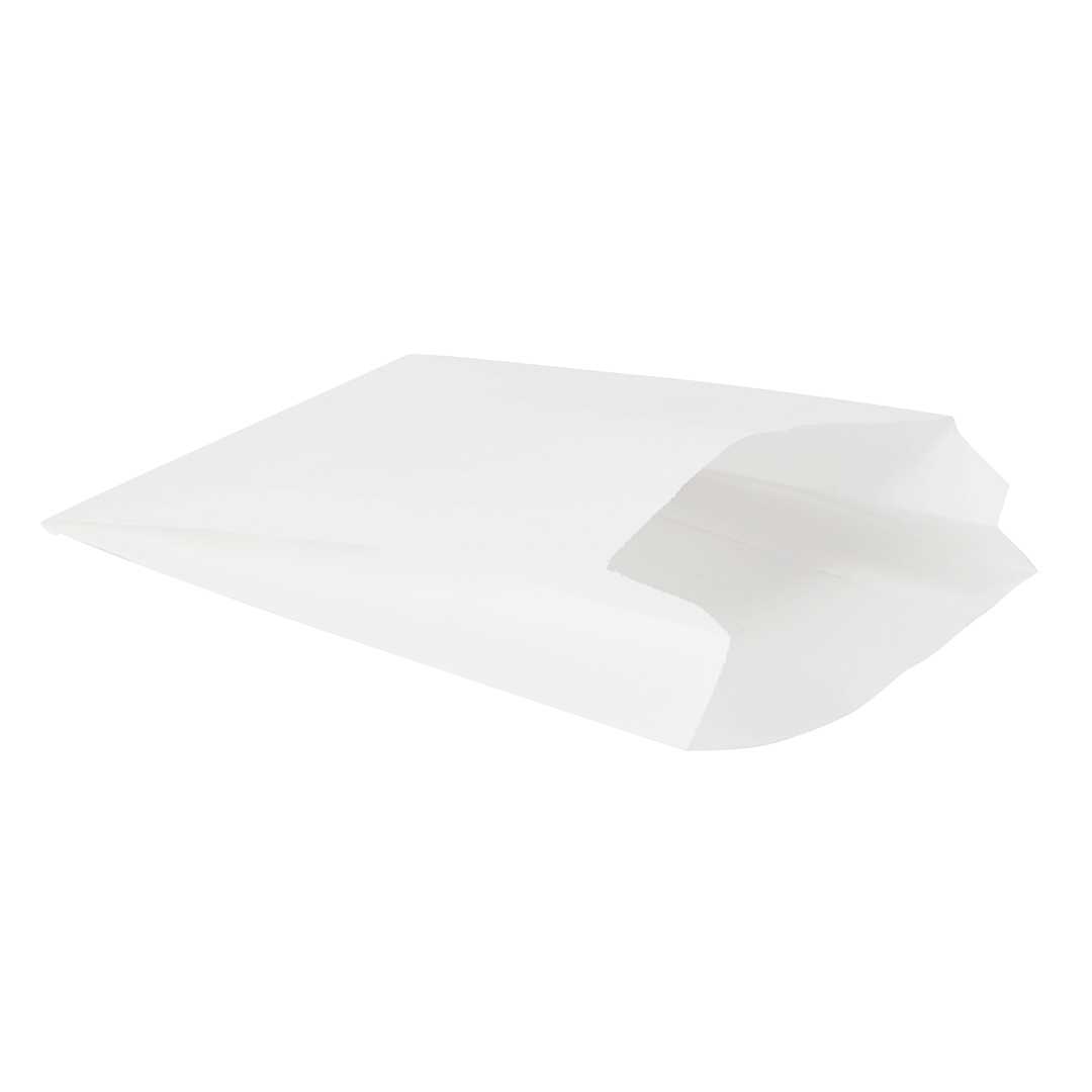 Bag Tek White Paper French Fry / Snack Bag - 7" x 3" x 11" - 2000 count box