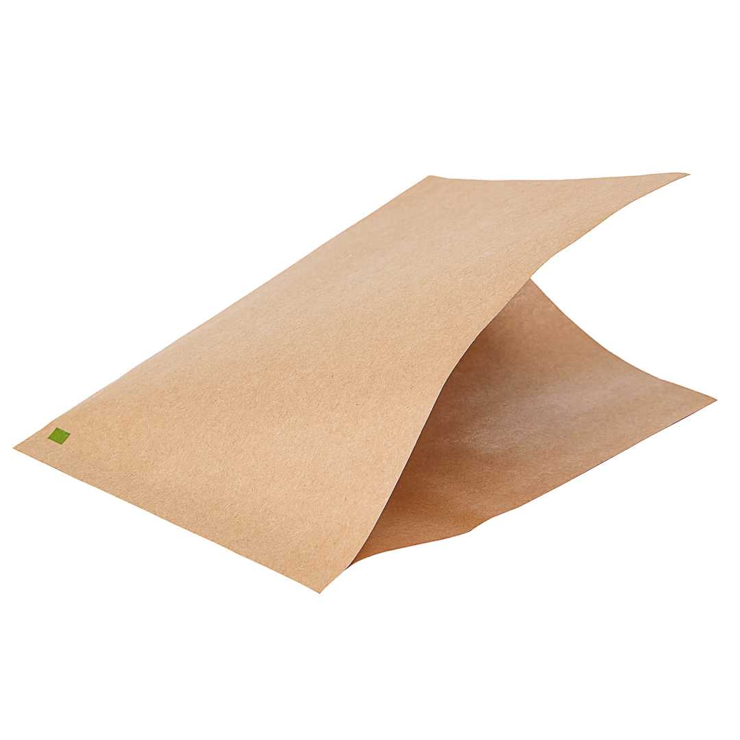 Bag Tek Kraft Paper Small Double Open Bag - Greaseproof - 6 1/4" x 4 3/4" - 8000 count box
