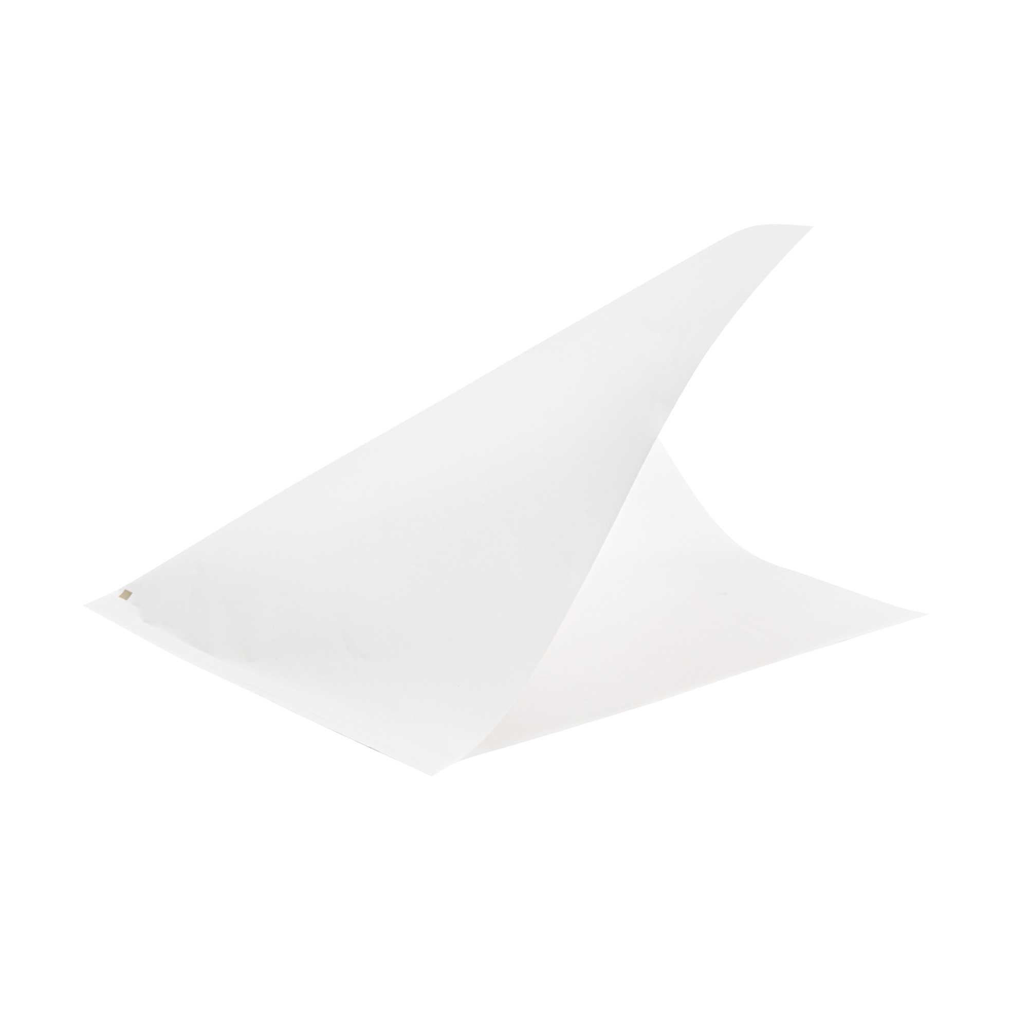 Bag Tek White Paper Large Double Open Bag - Greaseproof - 10" x 9" - 100 count box