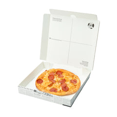 Eco Pie Newsprint Paper Corrugated Pizza Box - Repurpose for Plates - 14 1/2