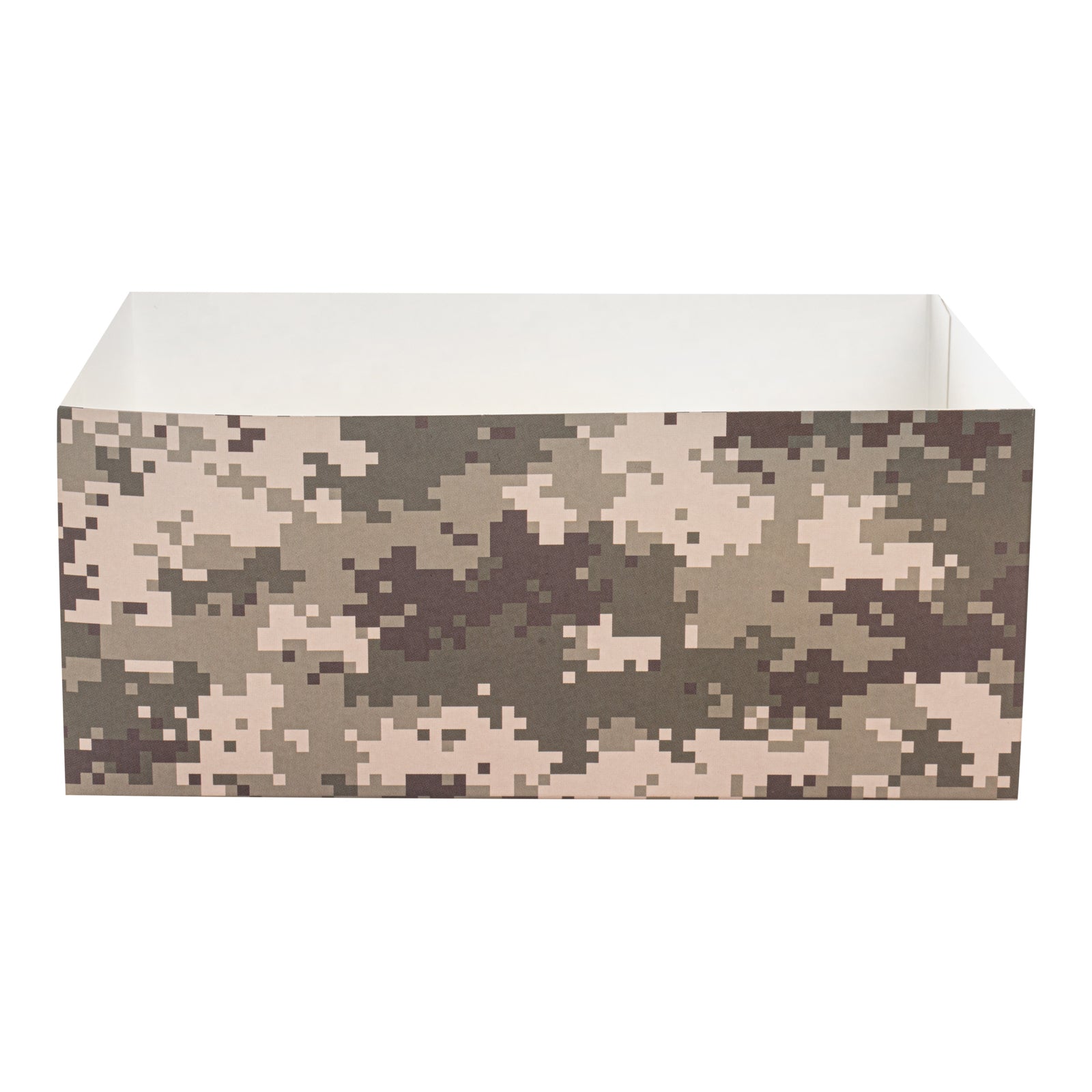 Camo Rectangle Bio Tek Rectangle Camouflage Paper Sandwich / Burger Open Tray - 8 1/2 ...