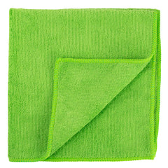 Clean Tek Professional Green Microfiber Cleaning Cloth - 16