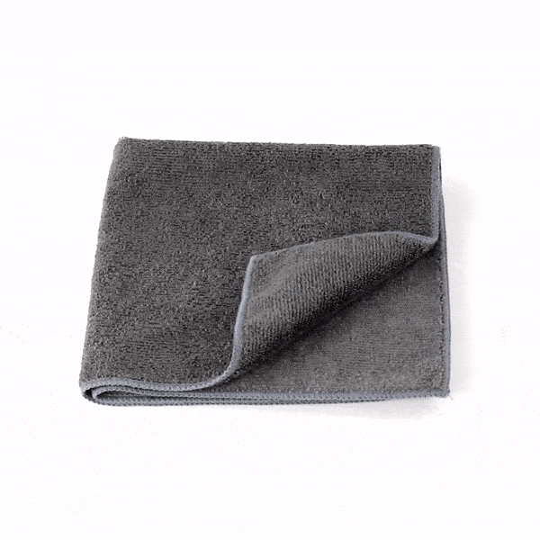 Clean Tek Professional Gray Microfiber Cleaning Cloth - 16" x 16" - 100 count box