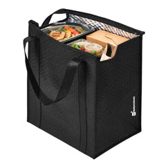 Delivery Tek Black Food Delivery Bag - Insulated - 15
