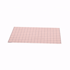 Imperial Rectangle Pink Vinyl Woven Placemat - 16