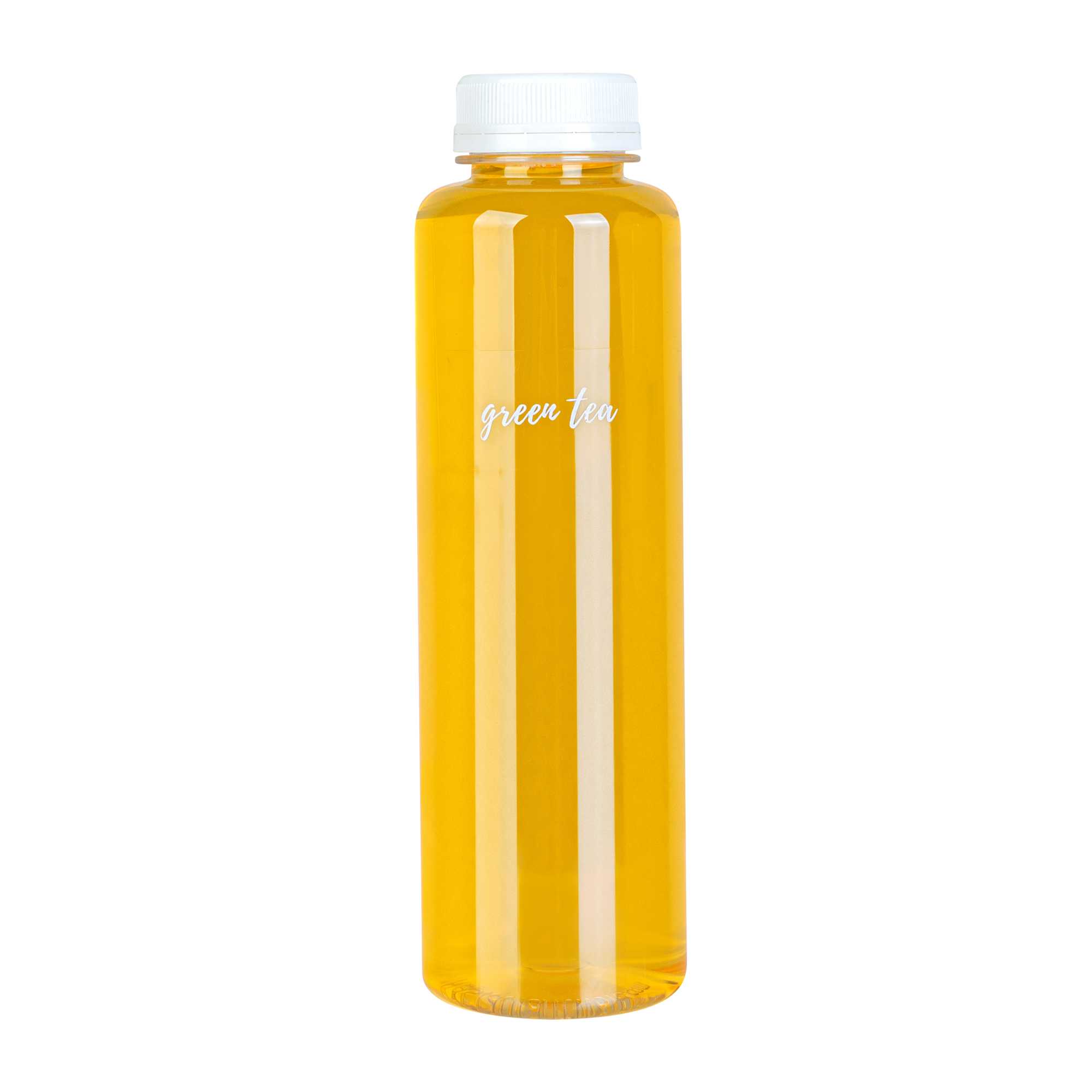 Label Tek Plastic Green Tea Label - Clear with White Font, Water ...