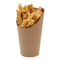 Bio Tek 16 oz Round Kraft Paper Incline Cup - 3 1/2