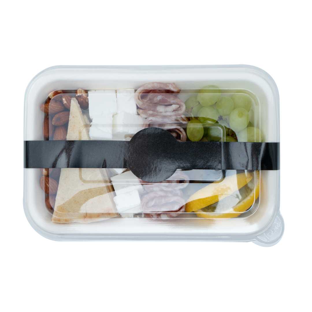 Chef 101 Black Paper Packaging Band - Adhering - 12" - 5000 count box