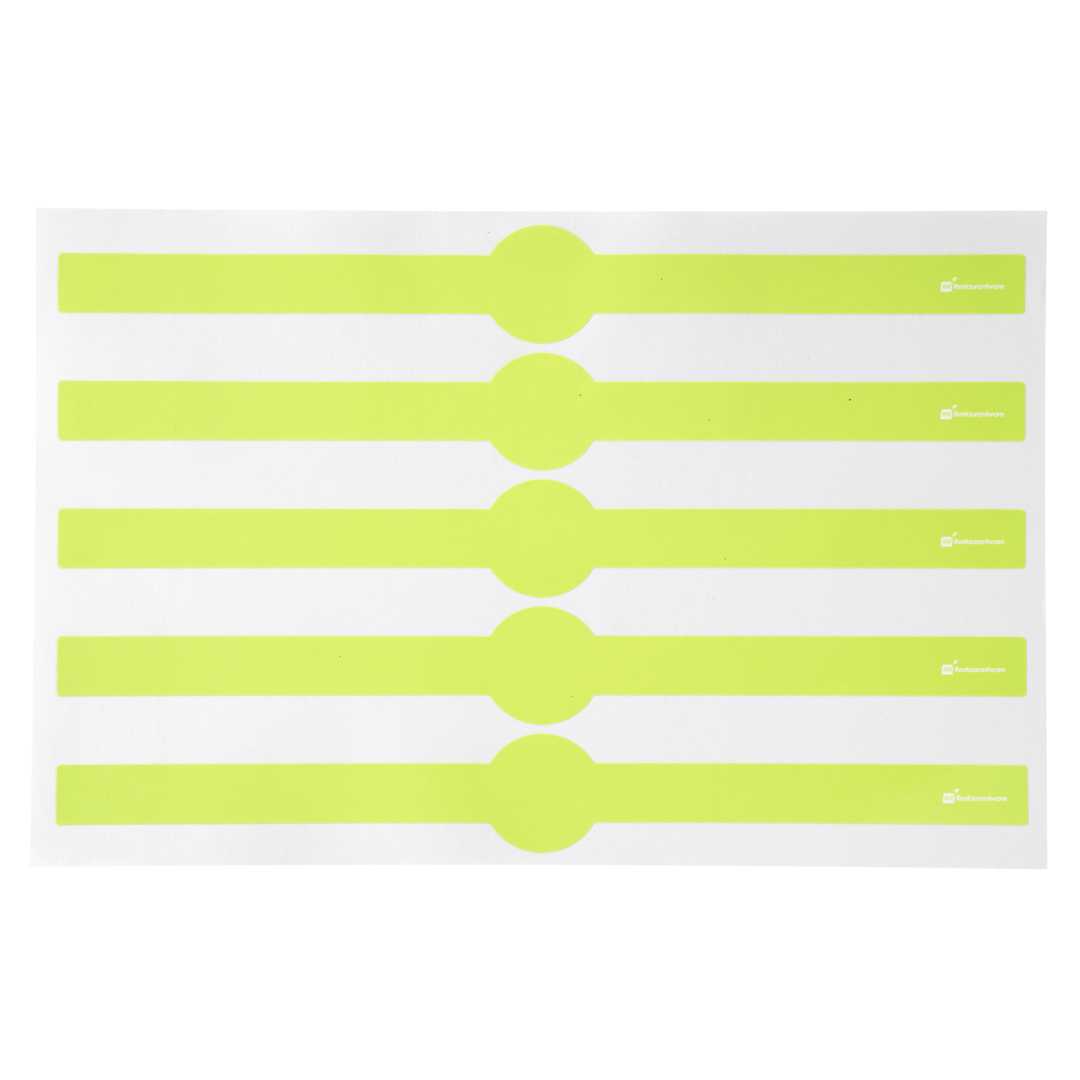 Chef 101 Eco Green Paper Packaging Band - Adhering - 12" - 5000 count box