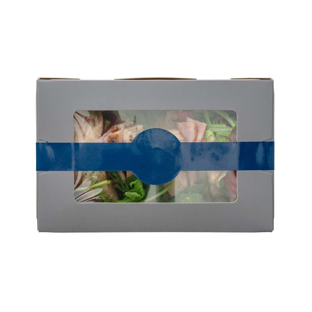 Chef 101 Midnight Blue Paper Packaging Band - Adhering - 12" - 5000 count box