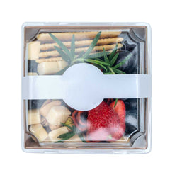 Chef 101 Round White Paper Packaging Band - Adhering - 12