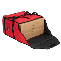 Delivery Tek Red Pizza Bag - Holds 5-18