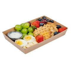 Matsuri Vision Rectangle Kraft Paper Large Sushi Tray - 9