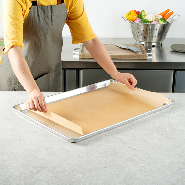 Cookie Sheet Pan Paper For Baking Pan Pastry Tek Unbleached
