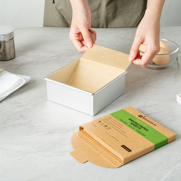 Pastry Tek Unbleached Parchment Paper Baking Sheet Precut