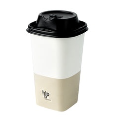 Hip 2 Be Square Black Plastic Sippy Cup Lid - Fits 12, 16 and 22 oz - 500 count box