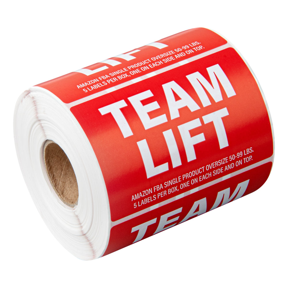 Officeteam Labels Label Tek Red Paper Team Lift Label - 3