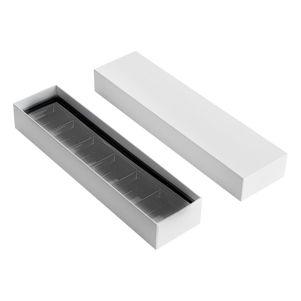 Rectangle Candy Boxes Sweet Vision Rectangle White Paper Candy / Chocolate Boxes - 6 ...