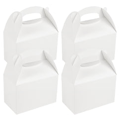 Bio Tek White Paper Gable Box / Lunch Box - Greaseproof - 8 1/2