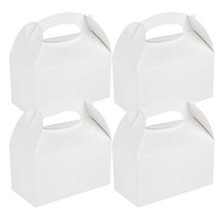 Bio Tek White Paper Gable Box / Lunch Box - Greaseproof - 9 1/2