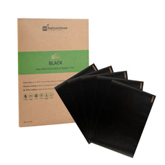 RW Base No PFAS Added Black Paper Food Wrap and Basket Liner - Greaseproof - 15