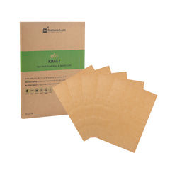 RW Base No PFAS Added Kraft Paper Food Wrap and Basket Liner - Greaseproof - 15