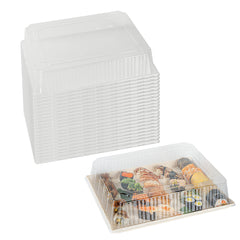 Taipei Rectangle Clear Plastic Lid - Fits 15 1/4