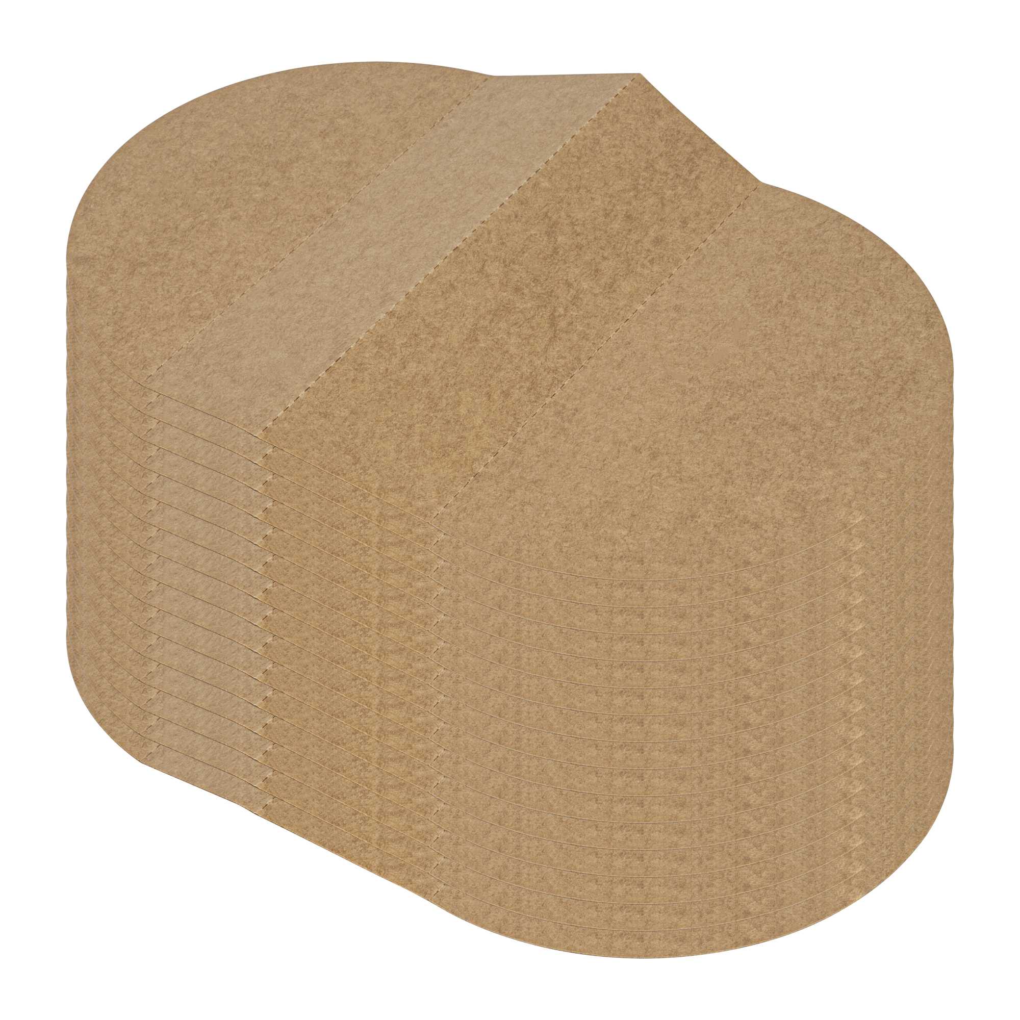 Bio Tek Kraft Paper 2-Compartment Insert - Fits 45 oz Containers - 200 count box