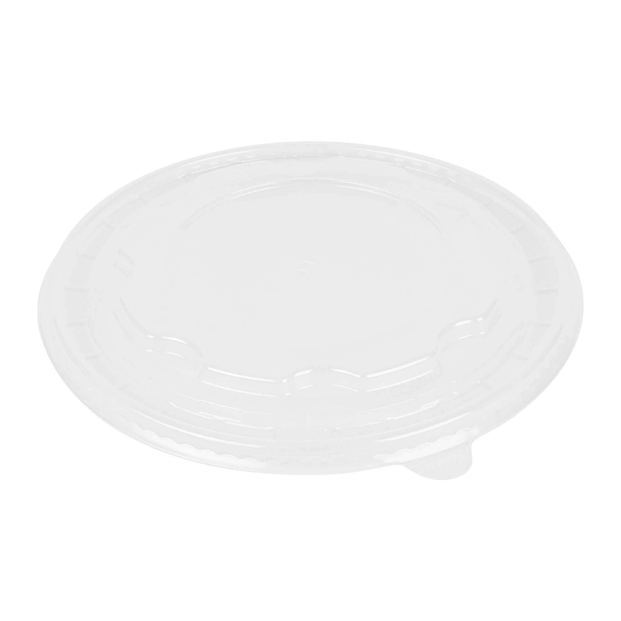 Bio Tek Clear Plastic Take Out Container Lid - Fits 22, 34, 37 and 42 oz Containers - 50 count box