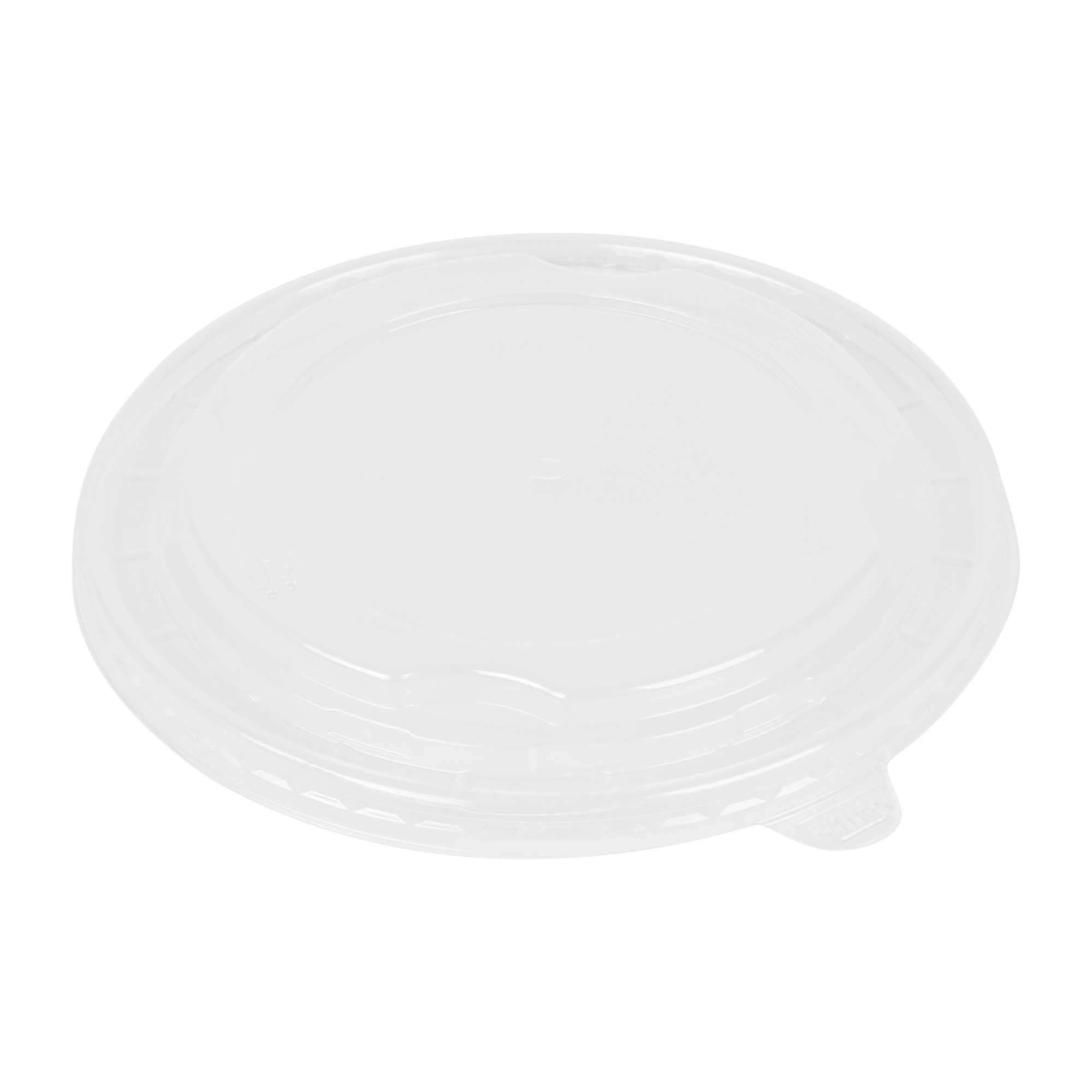 Bio Tek Clear Plastic Take Out Container Lid - Fits 45 oz Containers - 50 count box