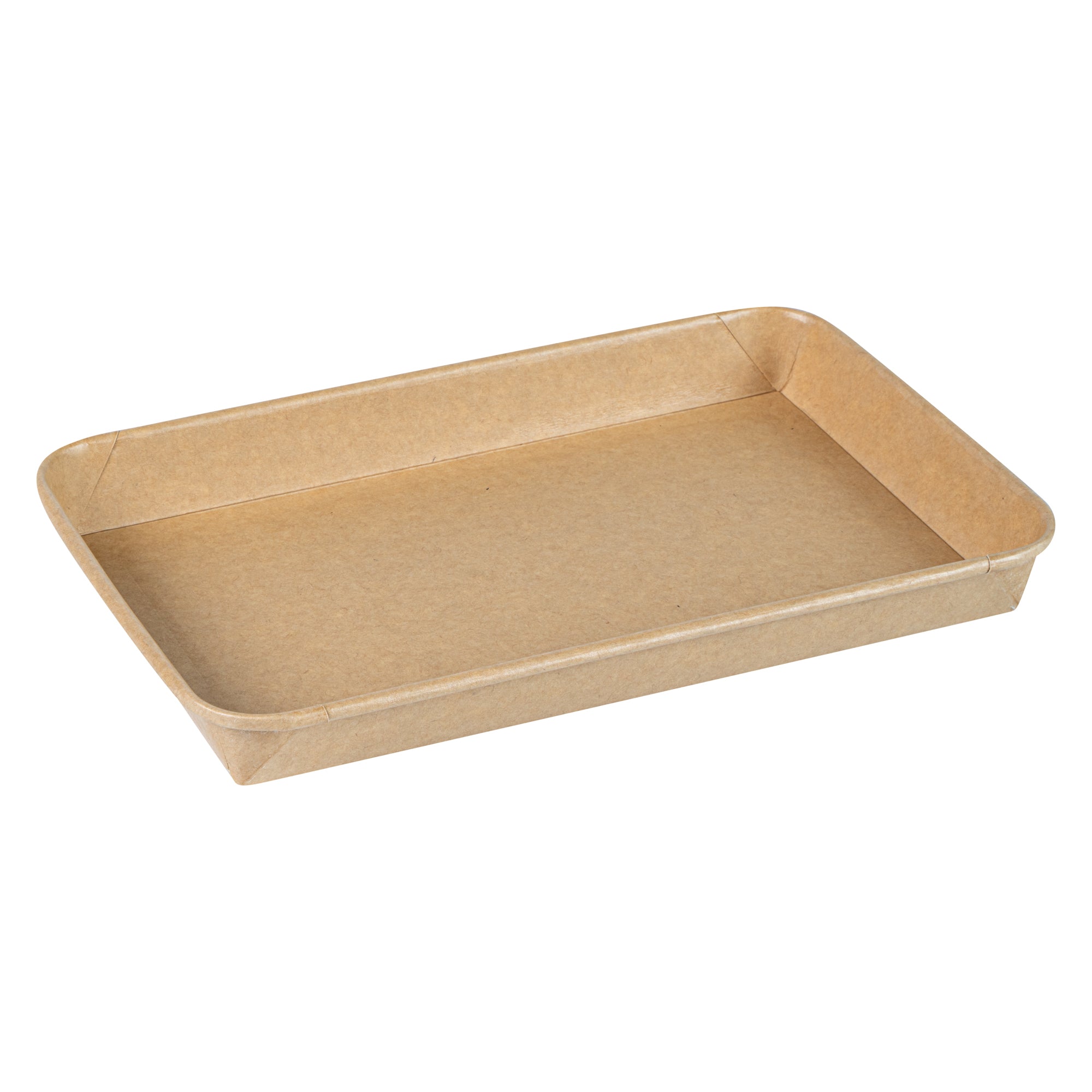 Matsuri Vision 20 oz Rectangle Kraft Paper Sushi Container - 9 1/2" x 6" x 1" - 100 count box