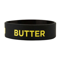 First In First Out Black Silicone Butter Label Band - Fits 16, 20 and 24 oz Squeeze Bottles - 500 count box
