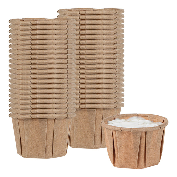 Sustain 1 oz Kraft Paper Portion Cup - Compostable