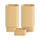 Coppetta 7 oz Square Kraft Paper To Go Cup - 4 1/4" x 3 1/4" x 1 3/4" - 200 count box