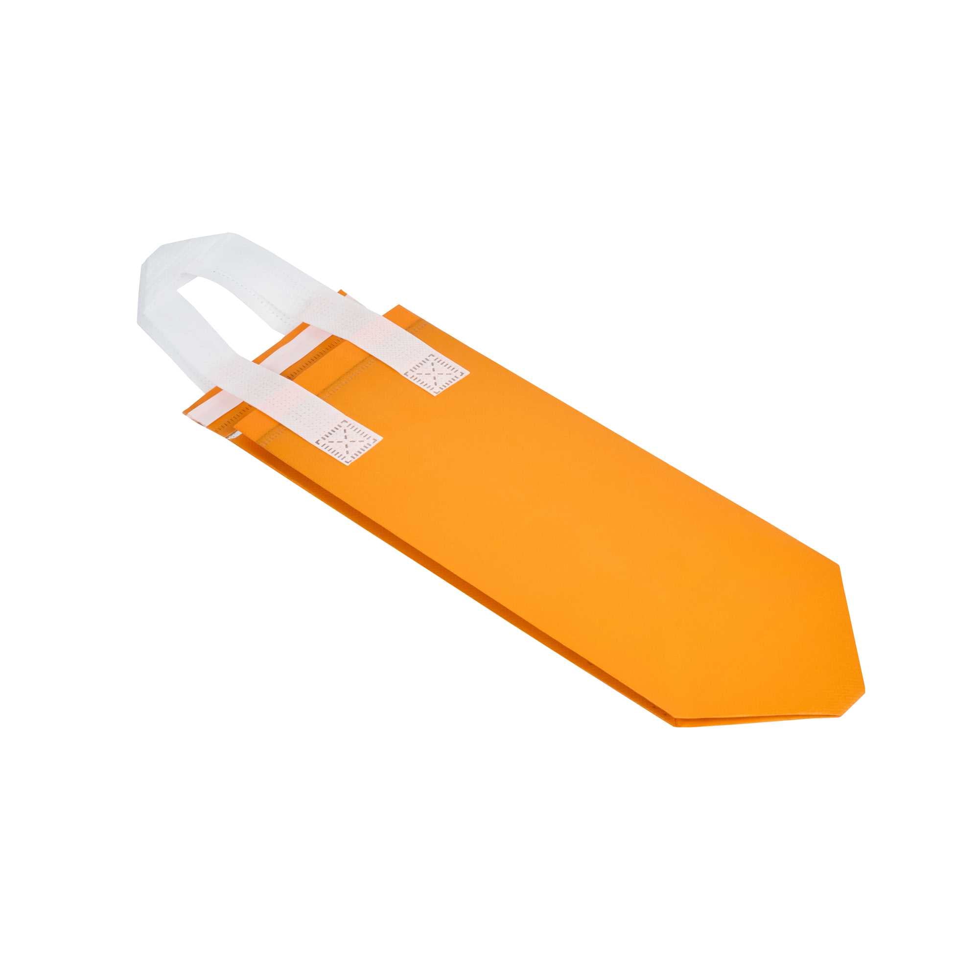 Bag Tek Orange Insulated Take Out Bag - Tamper-Evident - 4 3/4" x 4" x 11" - 500 count box