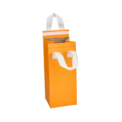 Bag Tek Orange Insulated Take Out Bag - Tamper-Evident - 4 3/4