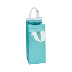 Bag Tek Teal Insulated Take Out Bag - Tamper-Evident - 4 3/4