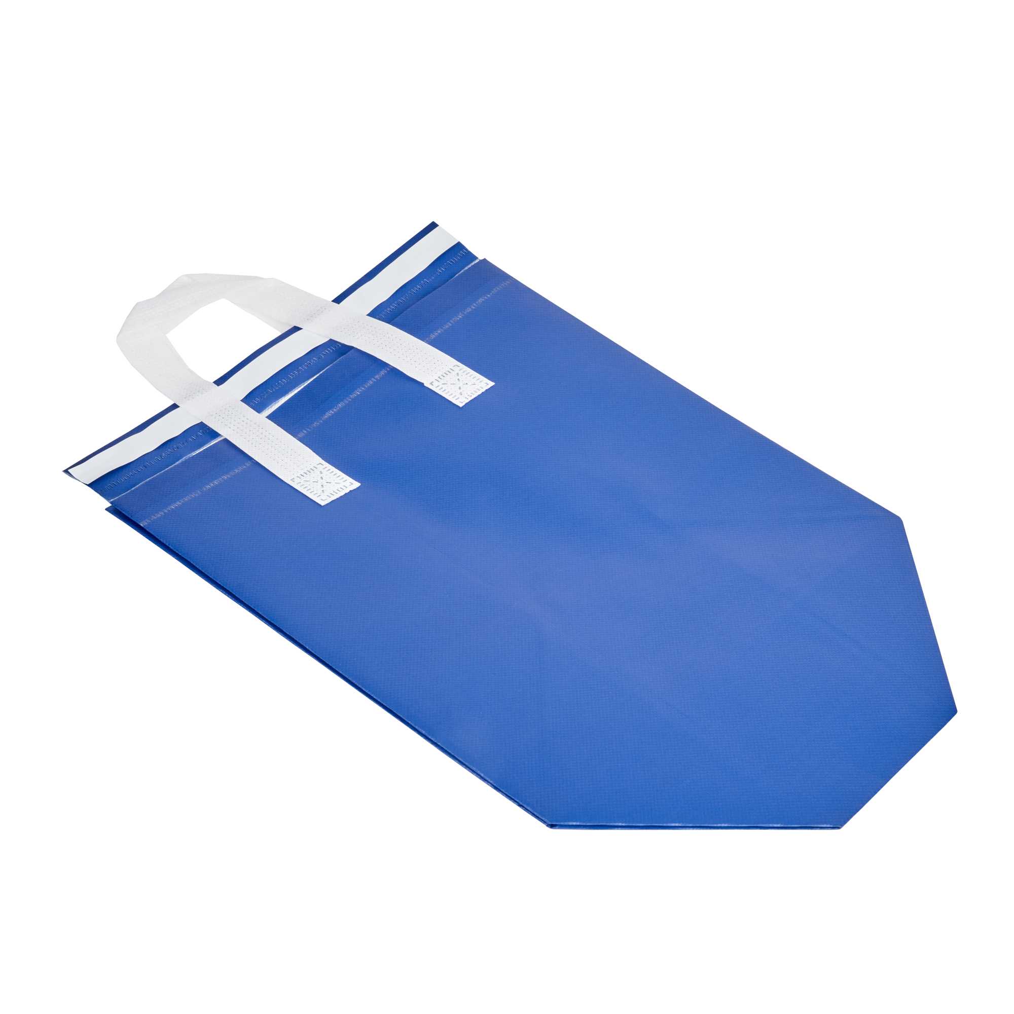 Bag Tek Blue Insulated Take Out Bag - Tamper-Evident - 10 1/4" x 6 3/4" x 11" - 400 count box