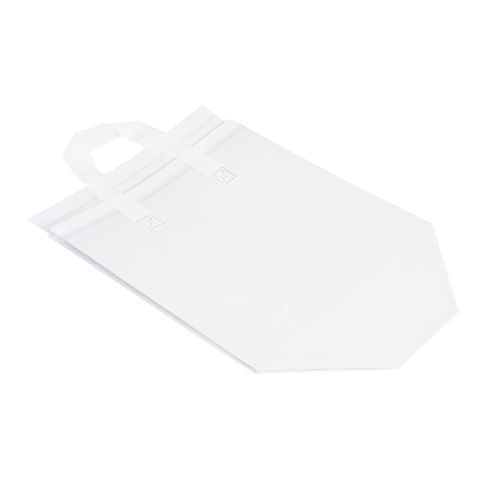 Bag Tek White Insulated Take Out Bag - Tamper-Evident - 10 1/4" x 6 3/4" x 11" - 400 count box